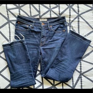 Madewell Cali Demi-Boot Raw Hem Size 28